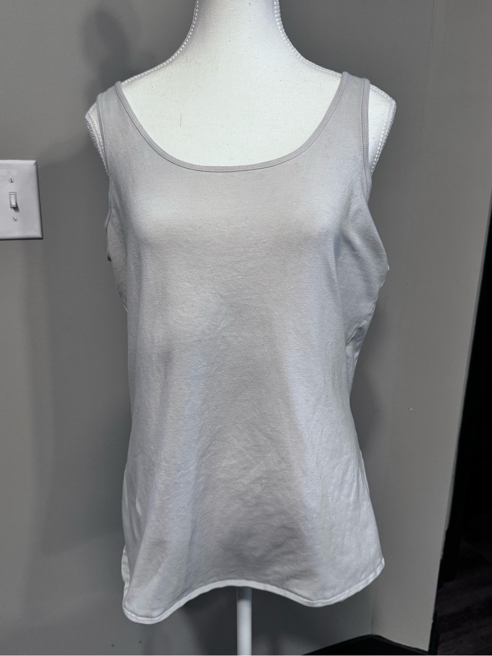 O'Neill Women's Scoop Neck Tank Top - Light Gray